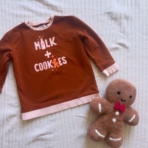 Gingerbread pullover sweatshirt